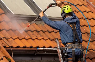 Démoussage et hydrofuge de toiture à Corbas